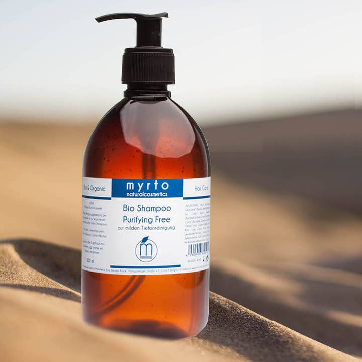 myrto Naturkosmetik – Großhandel Haarshampoos – myrto Bio Shampoo Purifying Free - 500ml Grosspackung