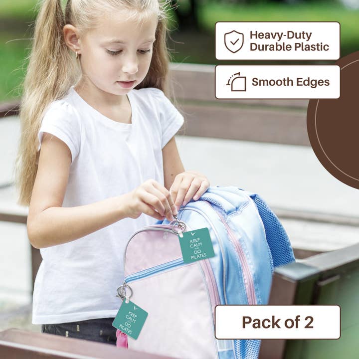 3dRose - Wholesale Keychain - Unisex - 3dRose, Keep calm and do pilates, Key Chain3