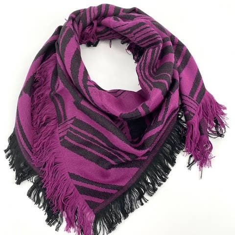 Maison Unik Accessoires - Wholesale Scarf - Unisex - Triangle woven scarf Made in France - Acrylic Wool4