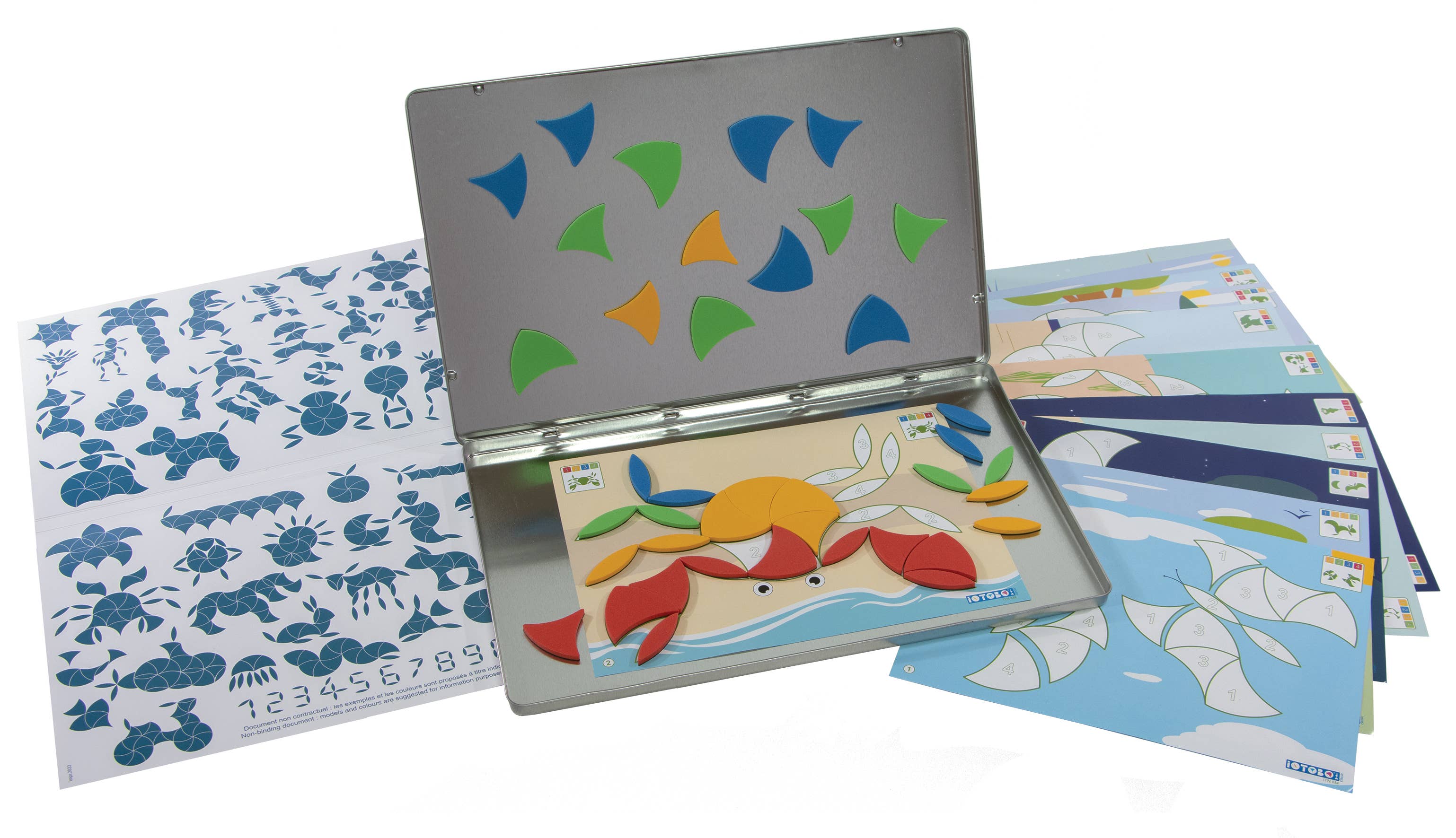 SEPP Jeux - Wholesale Toy Set - Kids - IoTobo Large Size Magnetic Travel Game Display Pack4