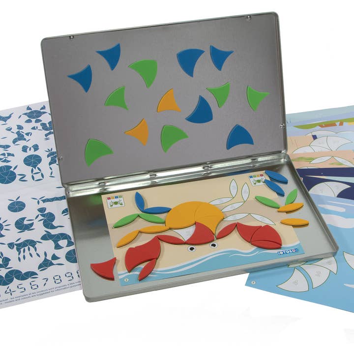 SEPP Jeux - Wholesale Toy Set - Kids - IoTobo Large Size Magnetic Travel Game Display Pack4