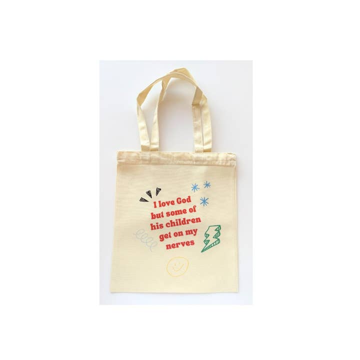 Canvas Tote-I LOVE GOD'S CHILDREN for wholesale by Jumble&Co