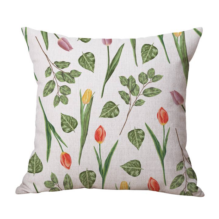 Blooming Floral 8 Decorative Pillow, Indoor/Outdoor for wholesale by Study Room