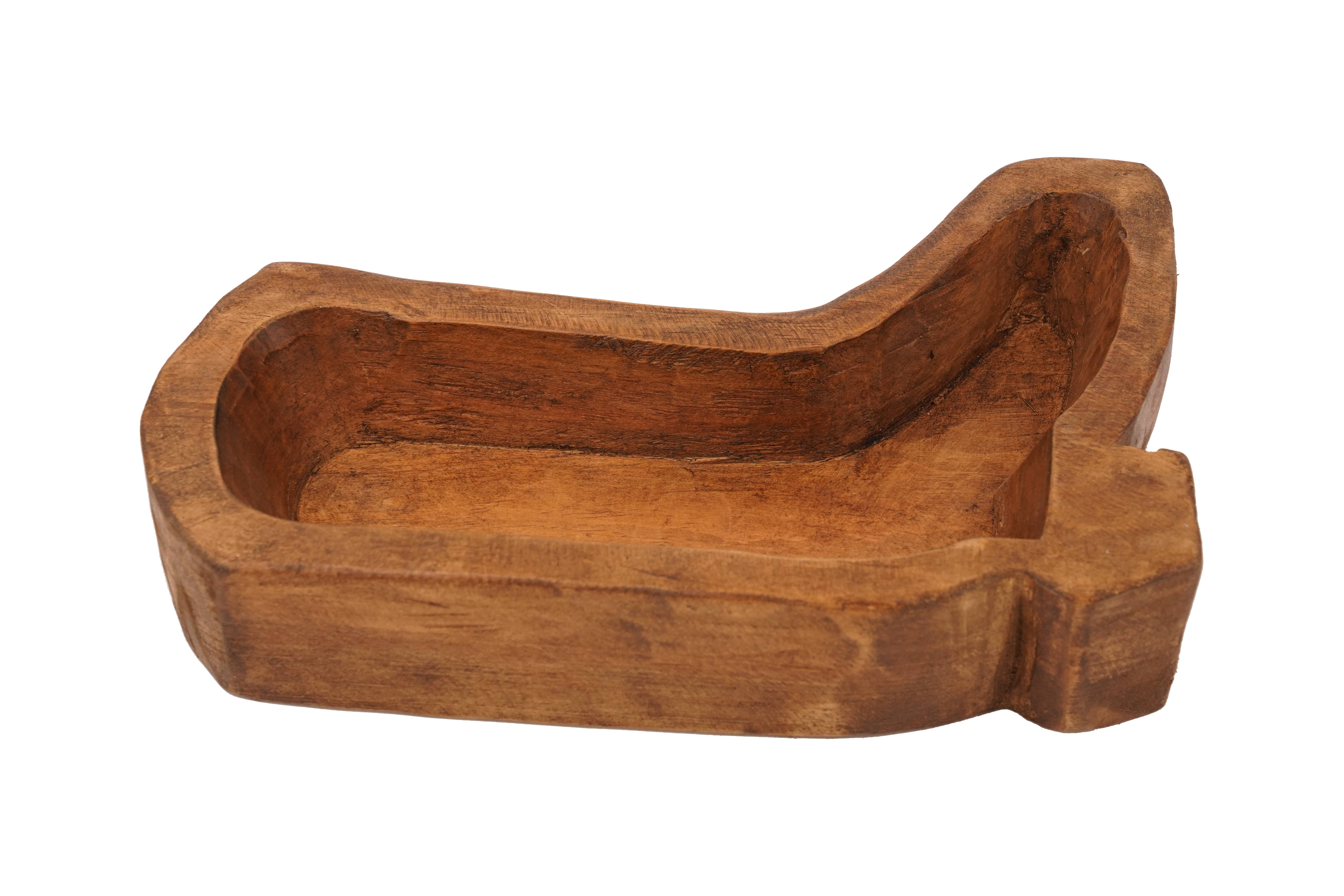 My Amigos Imports - Wholesale Candle Holder - Boot Bowl-7 x 10 x 2 inches-Wood-Candle Pour Ready-Boot1