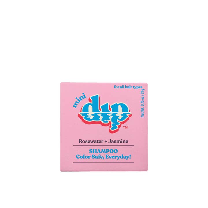 Dip - Wholesale Shampoo Puck/Solid Shampoo - Mini Dip Color Safe Shampoo Bar for Every Day - Rosewater &