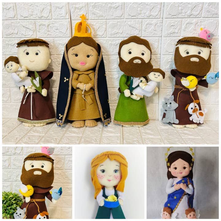 Lovencomfort - Wholesale Doll - Kids - Saint dolls, Catholic gifts, saint ornaments, baptism gift,1