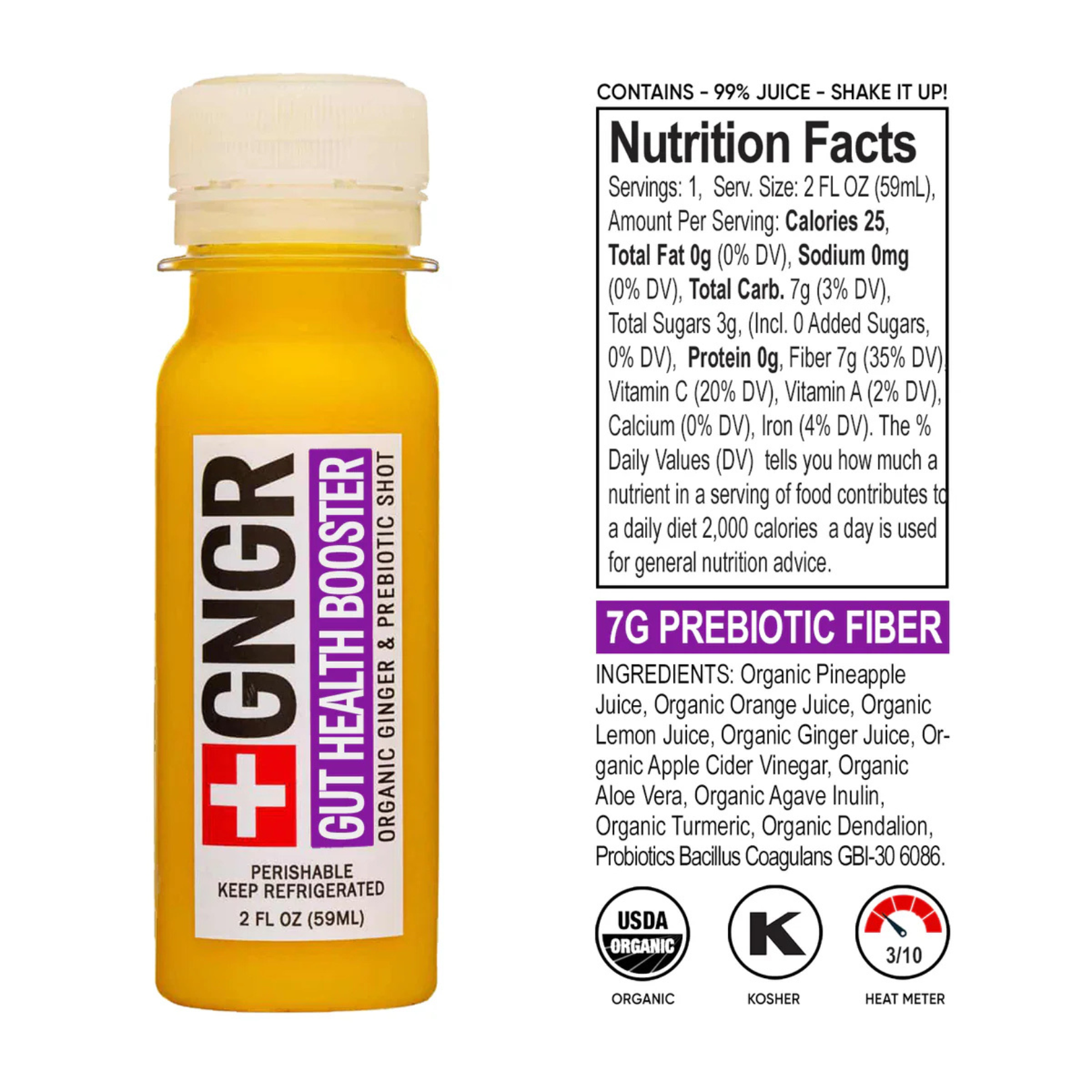 GNGR Labs - Wholesale Wellness Juice/Tonic - Gut Health Booster Shot: Apple Cider Vinegar Digestion Aid7