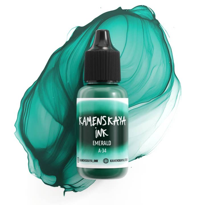 Alcoholinkt A-34 'Smaragd' voor wholesale door KAMENSKAYA