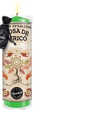 Rose Jericho Ritualized Candle for wholesale by trinidad