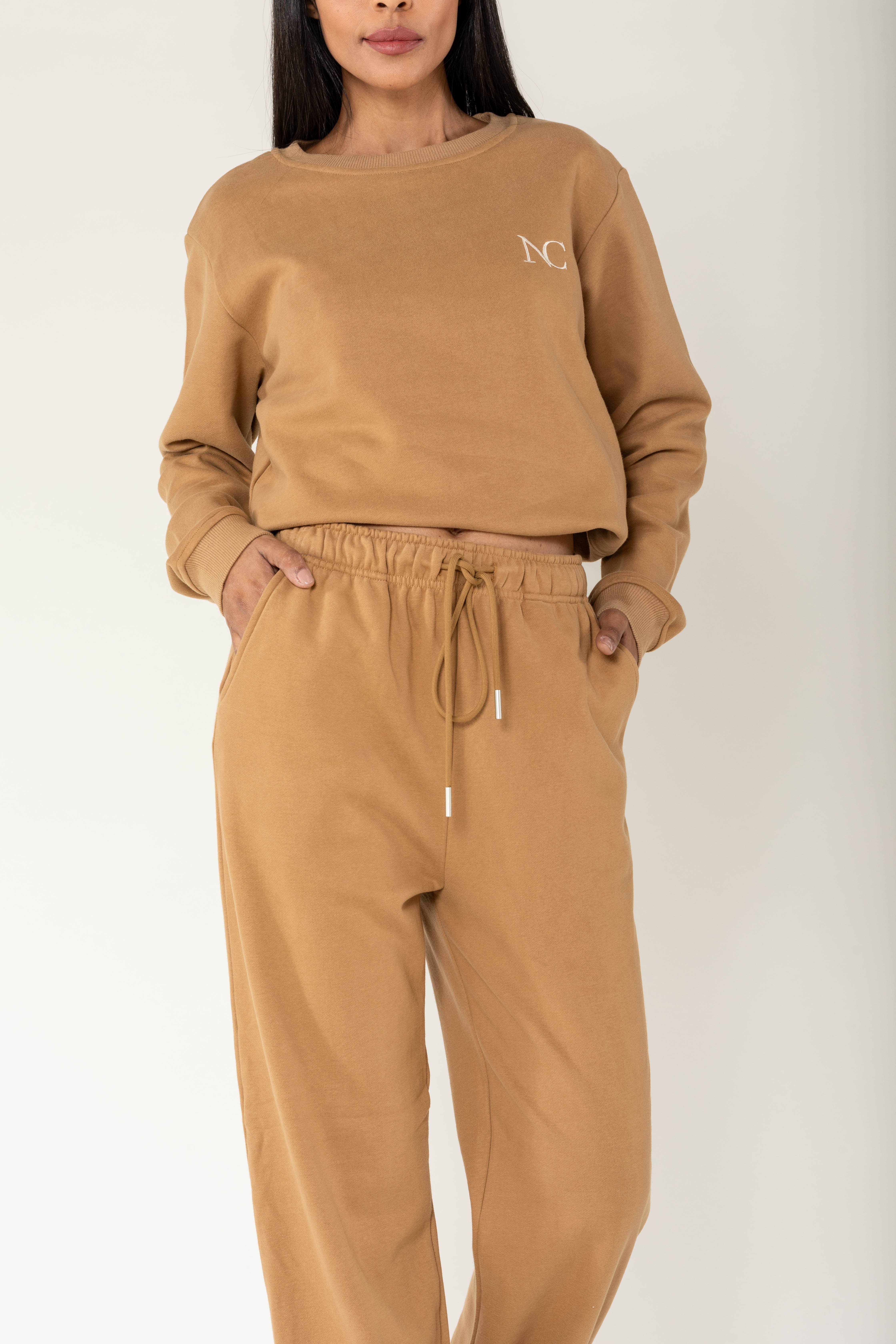 Nina Carter - Wholesale Lounge Sweatpants/Joggers - Women's - F023 loungewear sport flared fleece joggers17