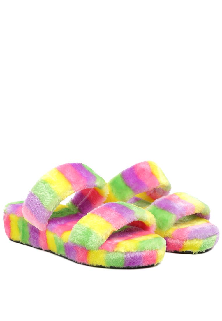 Rag Company – wholesale Slippers – Women's – SMOOTHIE FUR SLIP-ON FLATS15