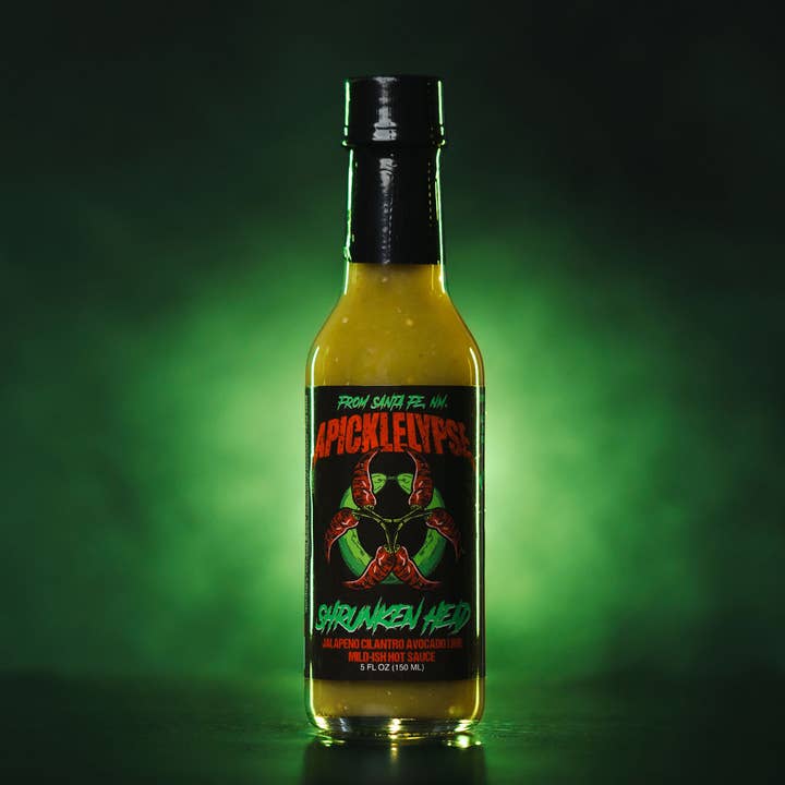 Shrunken Head - Jalapeño, Tomatillo, Cilantro, Avocado, Lime - Mildish for wholesale by Apicklelypse