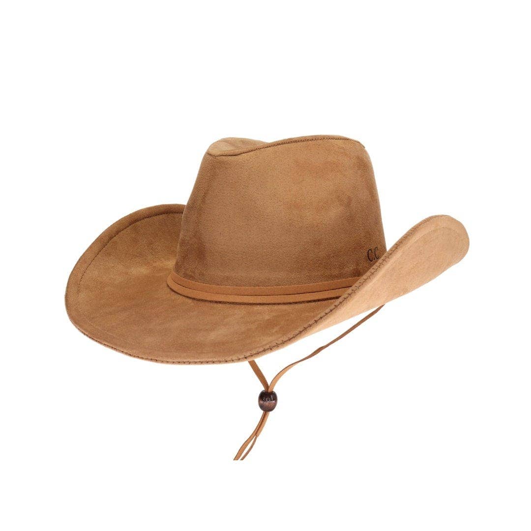 MiMi Wholesale - Wholesale Cowboy Hat - Women's - SCC0001 Faux Suede Telluride Cowboy Hat1