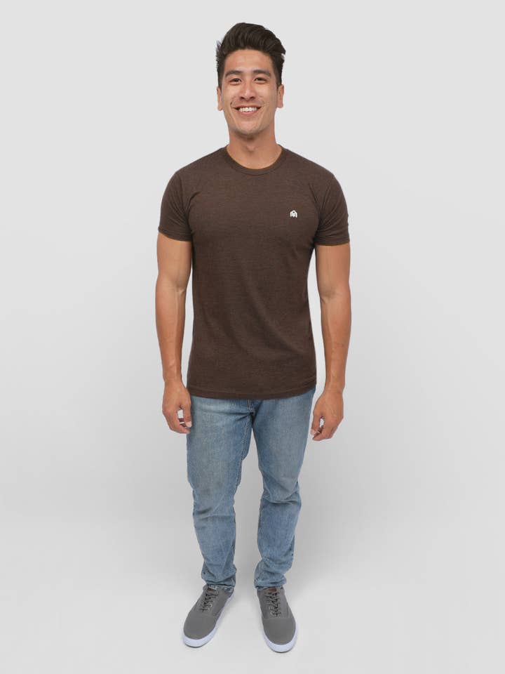 INTO THE AM – T-shirt – Homem por atacado – T-shirt Básica Ajustada Premium para Homem (de Marca)45