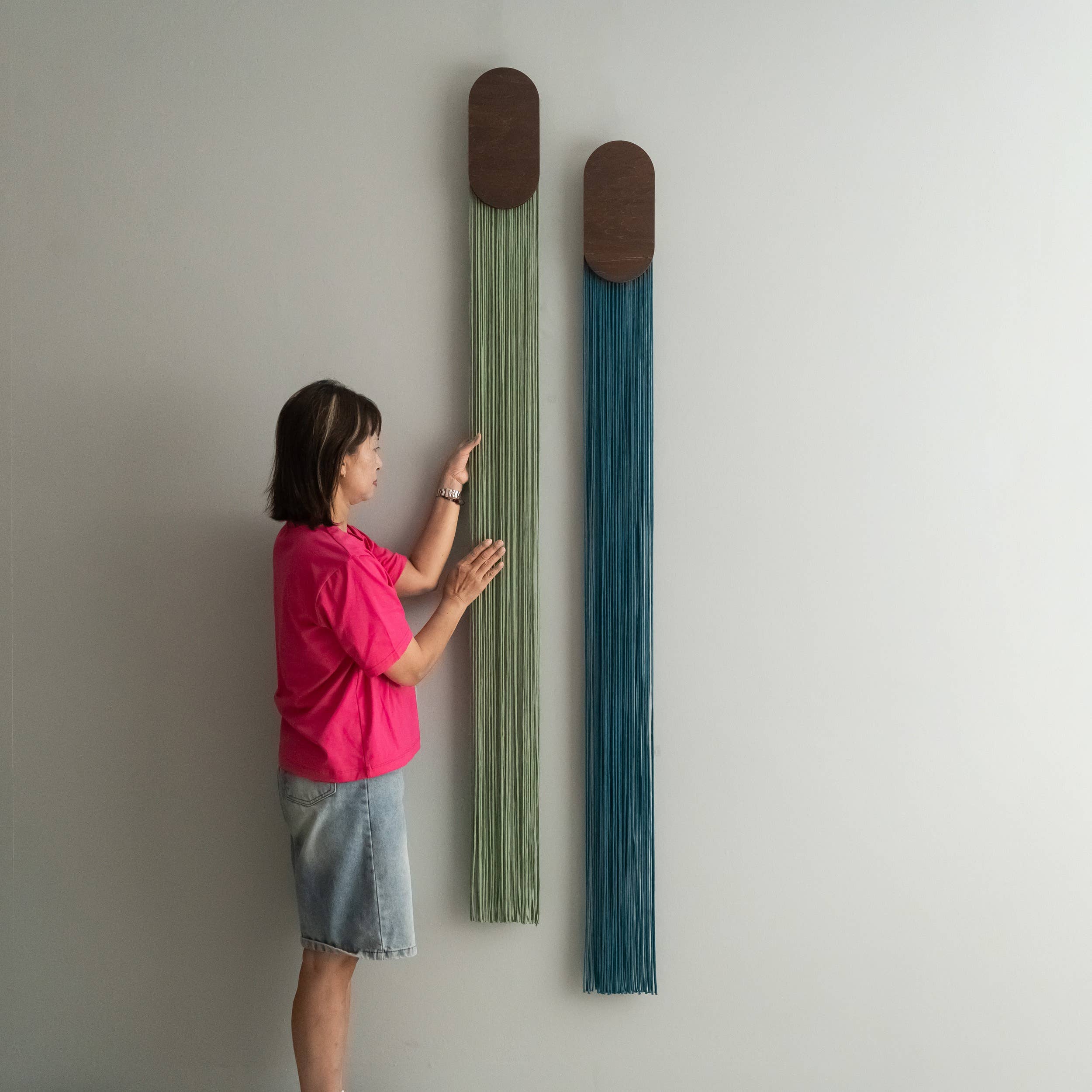 MinhandBros - Wholesale Wall Art Set - Fiber Wall Hanging for Minimalist and Farmhouse Decor
 V848