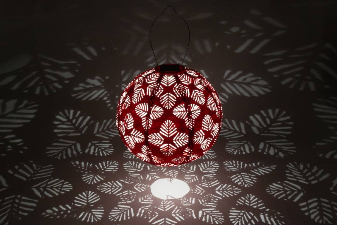 Allsop Home & Garden - Wholesale Outdoor/Lawn Light - Stella Brights 12" Globe Solar Lantern - Chili5