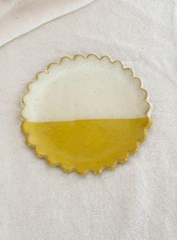 Frankie Ceramics - Wholesale Jewelry Dish - Scallop Trinket Dish 1