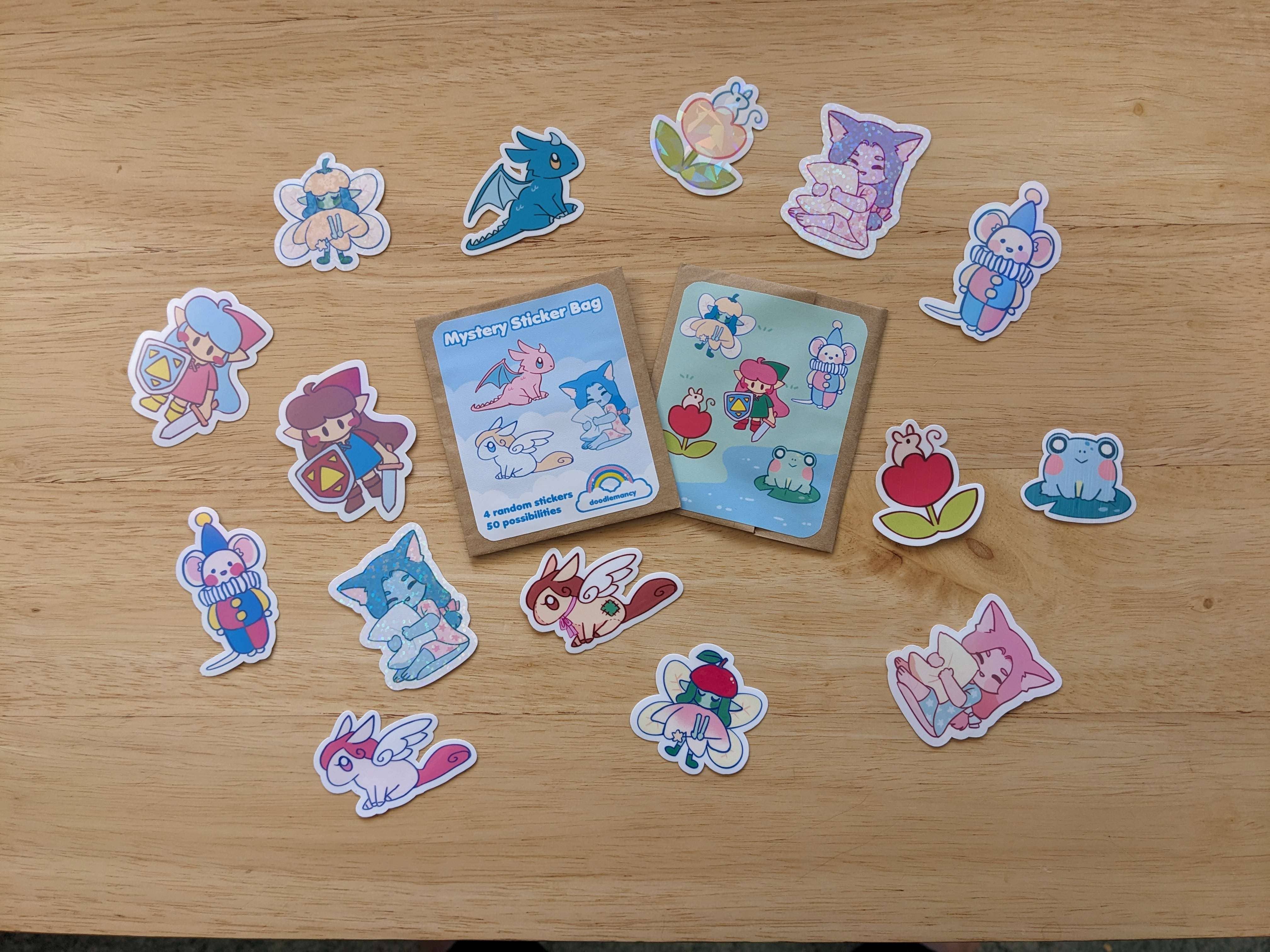 doodlemancy - Wholesale Sticker - doodlemancy Mystery Sticker Bags1