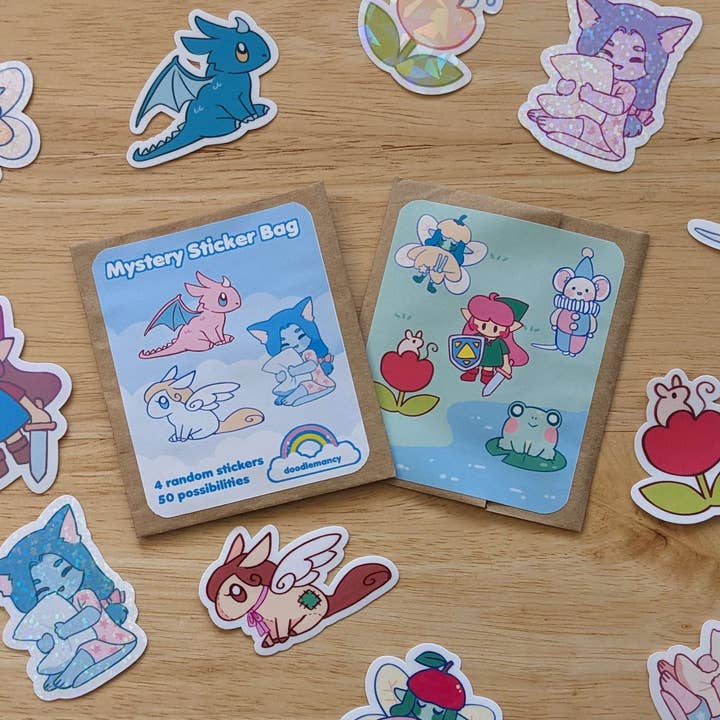 doodlemancy - Wholesale Sticker - doodlemancy Mystery Sticker Bags1