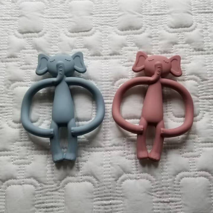 D & C TOYS - Wholesale Teether (Not Clip-On) - Baby - Elephant Teether Toy Baby Silicone Molar Teether2