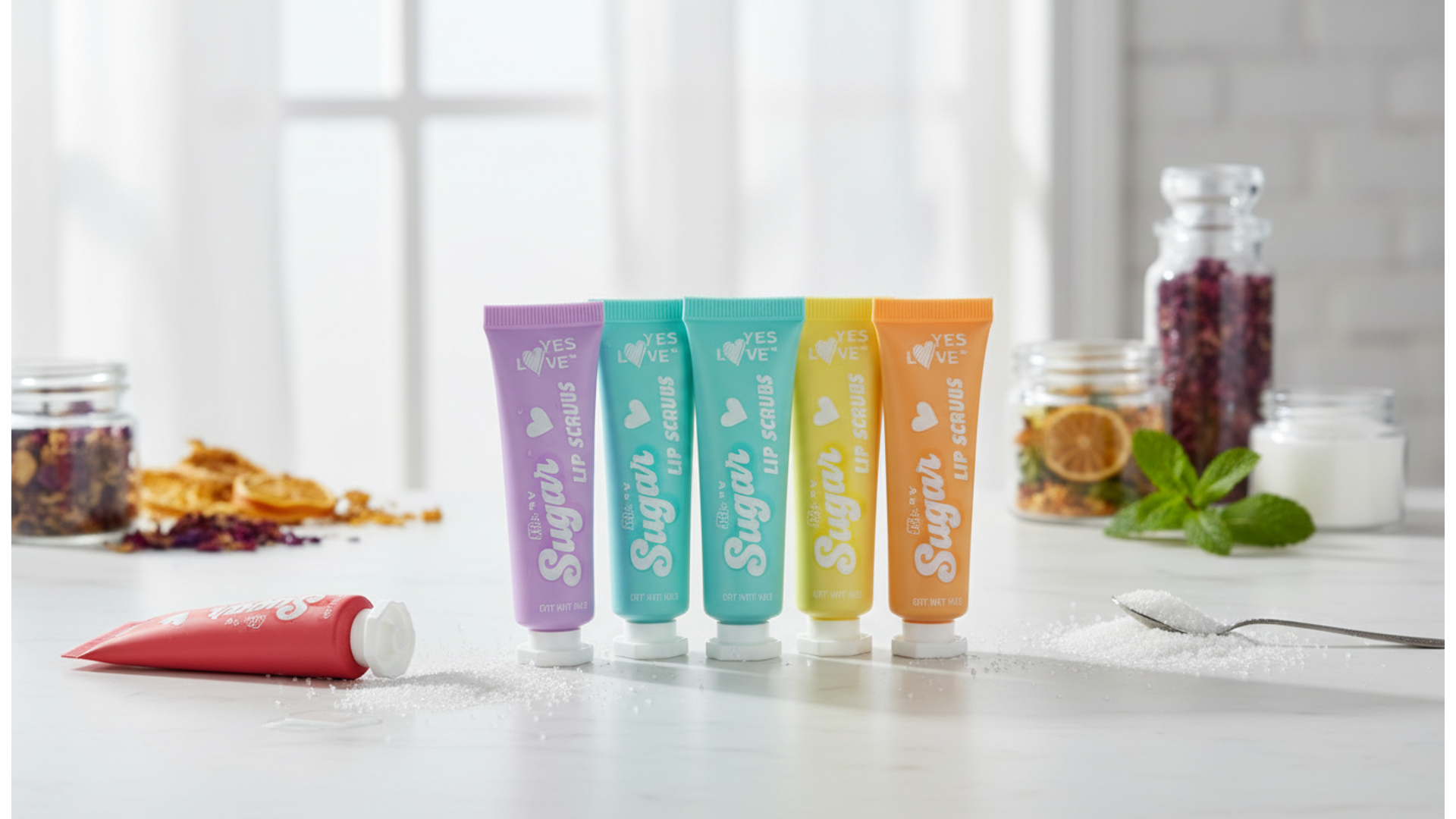 Yes Love Cosmetics - Wholesale Lip Scrub/Polish - LIP SCRUB COLOR TUBE1