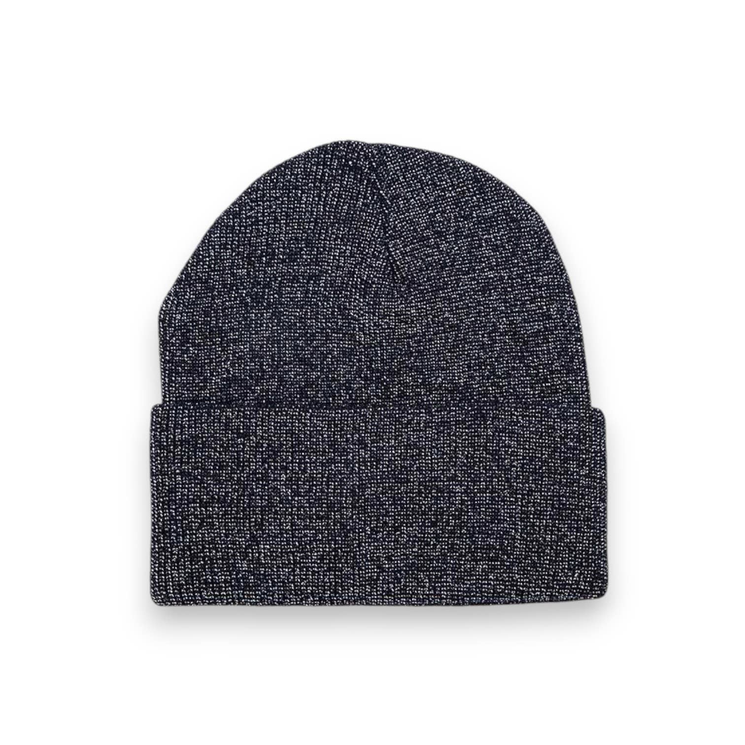 LA Jewelry Plaza - Vente Bonnet – femme - Ensemble de bonnets à revers en maille basique métallique2