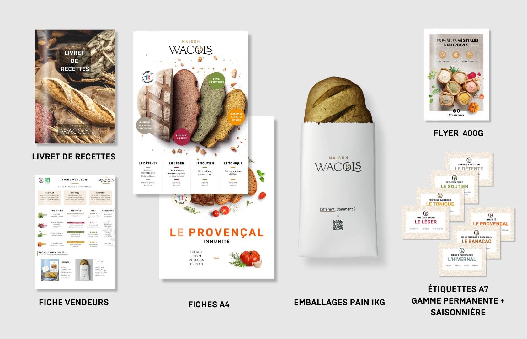 Maison Wacols - Wholesale Retailer Display - Food & Drink - Starter Products Plv Pack (1 per order)1
