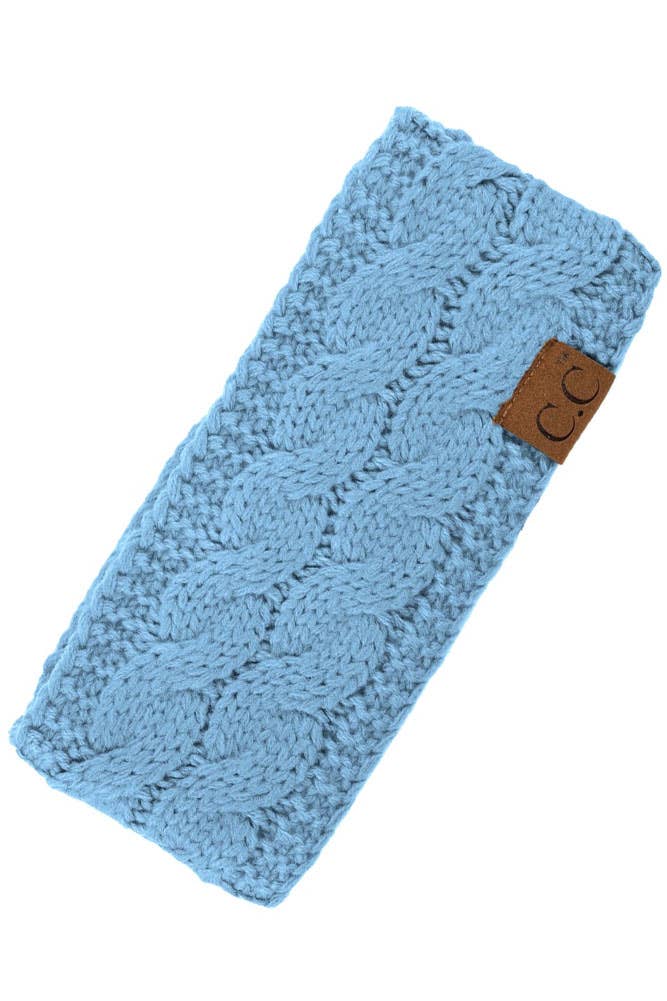 Hana - Wholesale Fashion Headband - Women's - C.C Cable Knit Solid Headband40