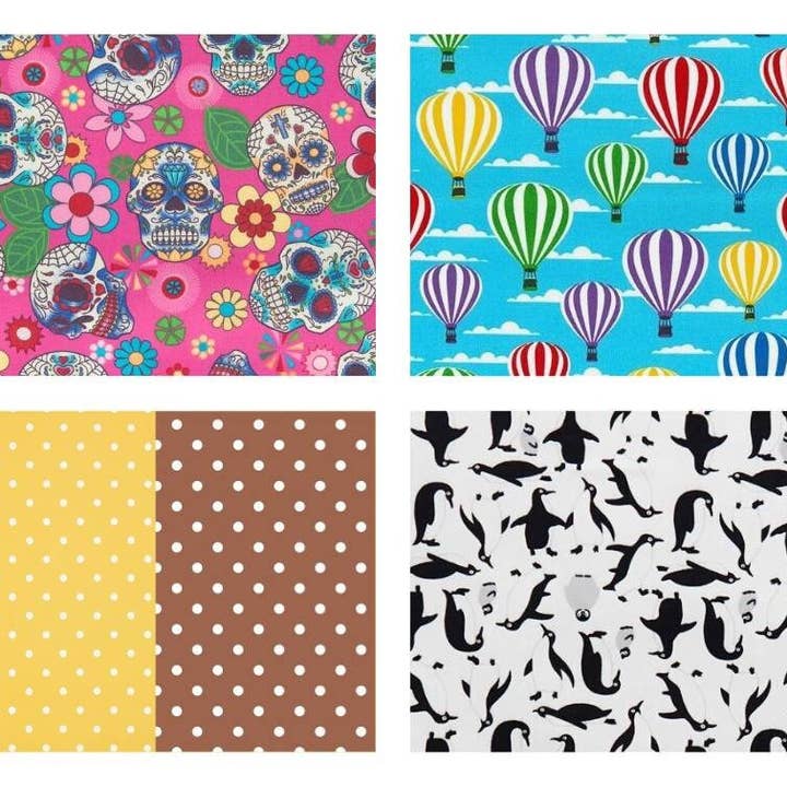 Bumper pack of 5 vegan wax Food Wraps, clingfilm alternative for wholesale by BeeEco Friendly