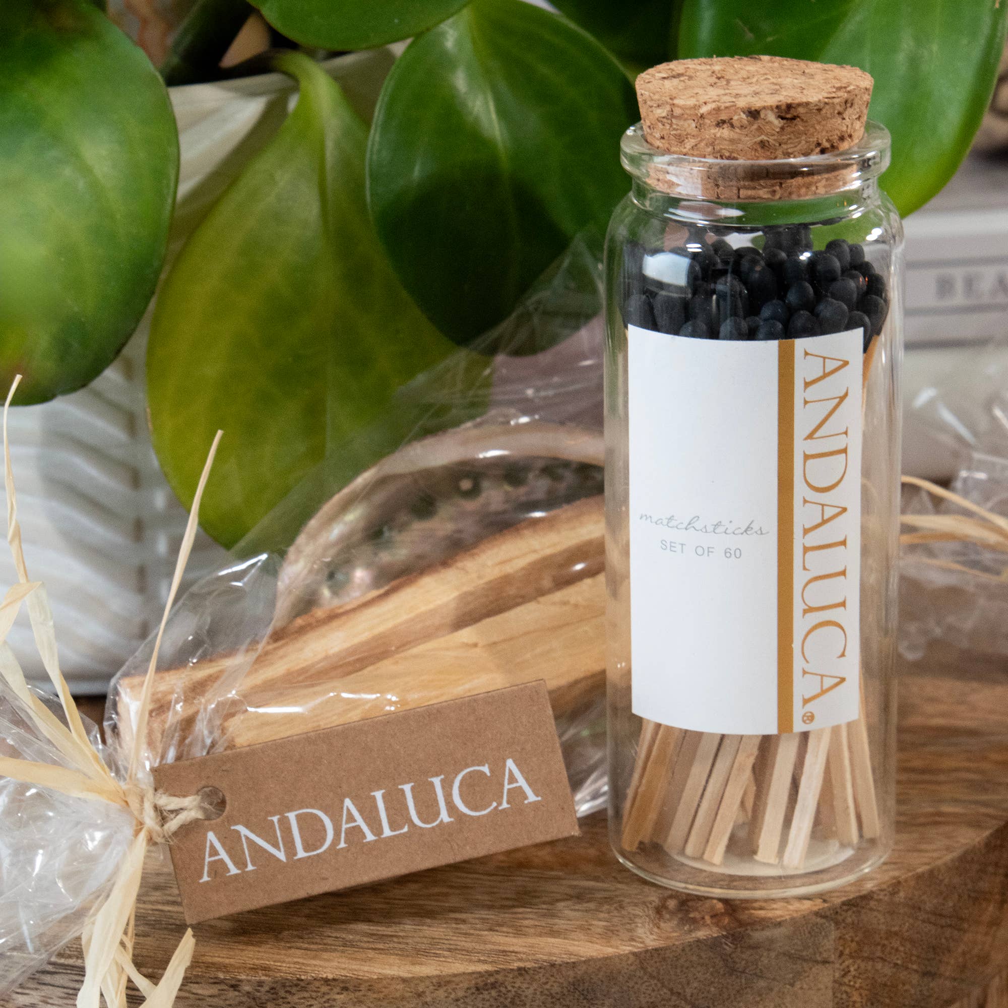 Andaluca - Wholesale Matches - Glass Jar of 60 Wooden Matches5