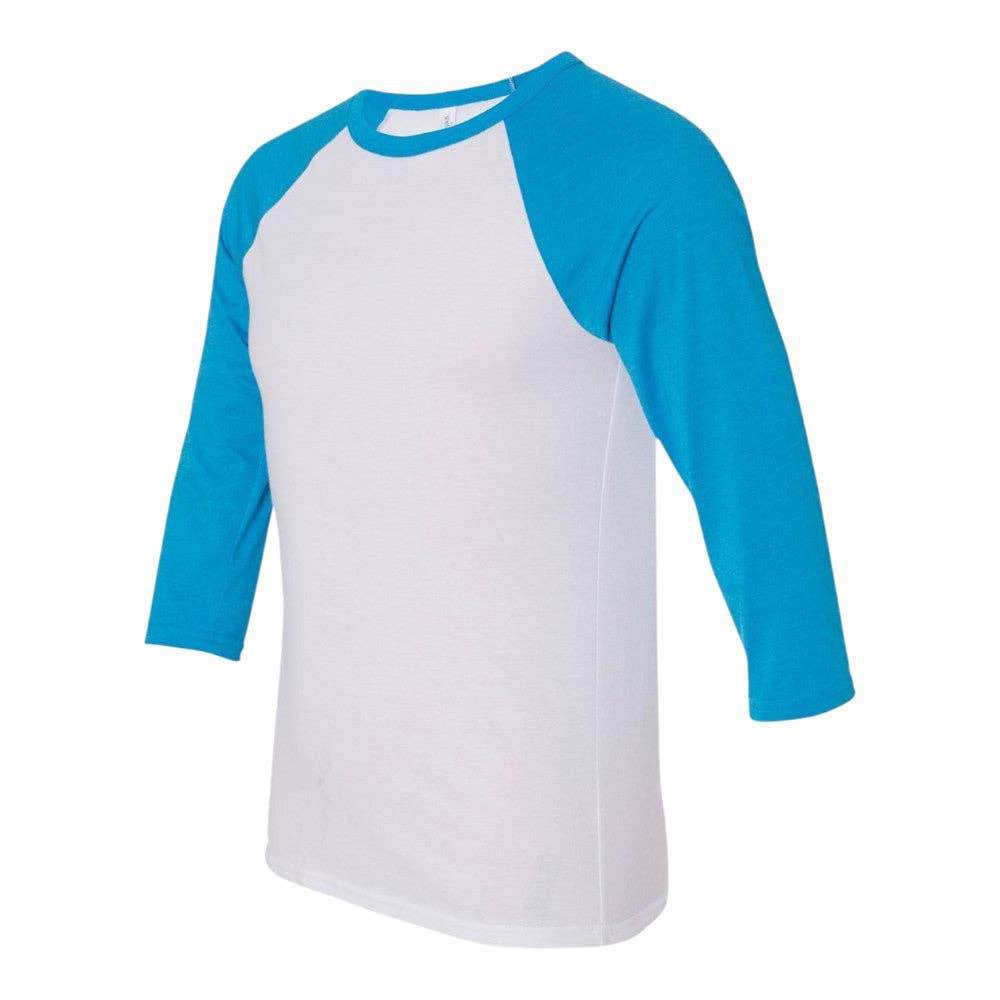 The Park Wholesale - Wholesale T-Shirt - Unisex - Bella + Canvas 3200 Unisex Three-Quarter Sleeve Baseball Tee T-Shirt78