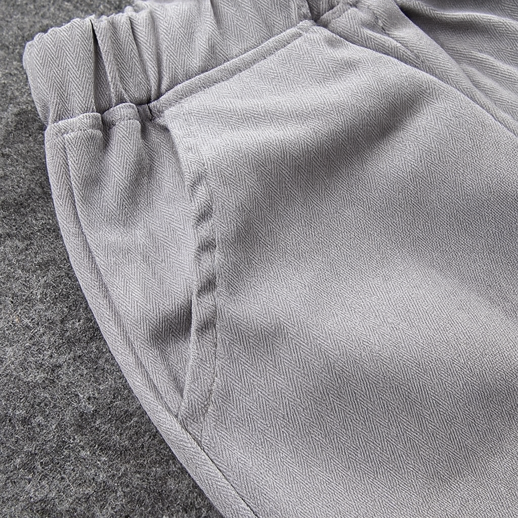 Fennco Styles – wholesale Clothing set – Baby – Grey & White 4pcs Tuxedo Boy Outfit5