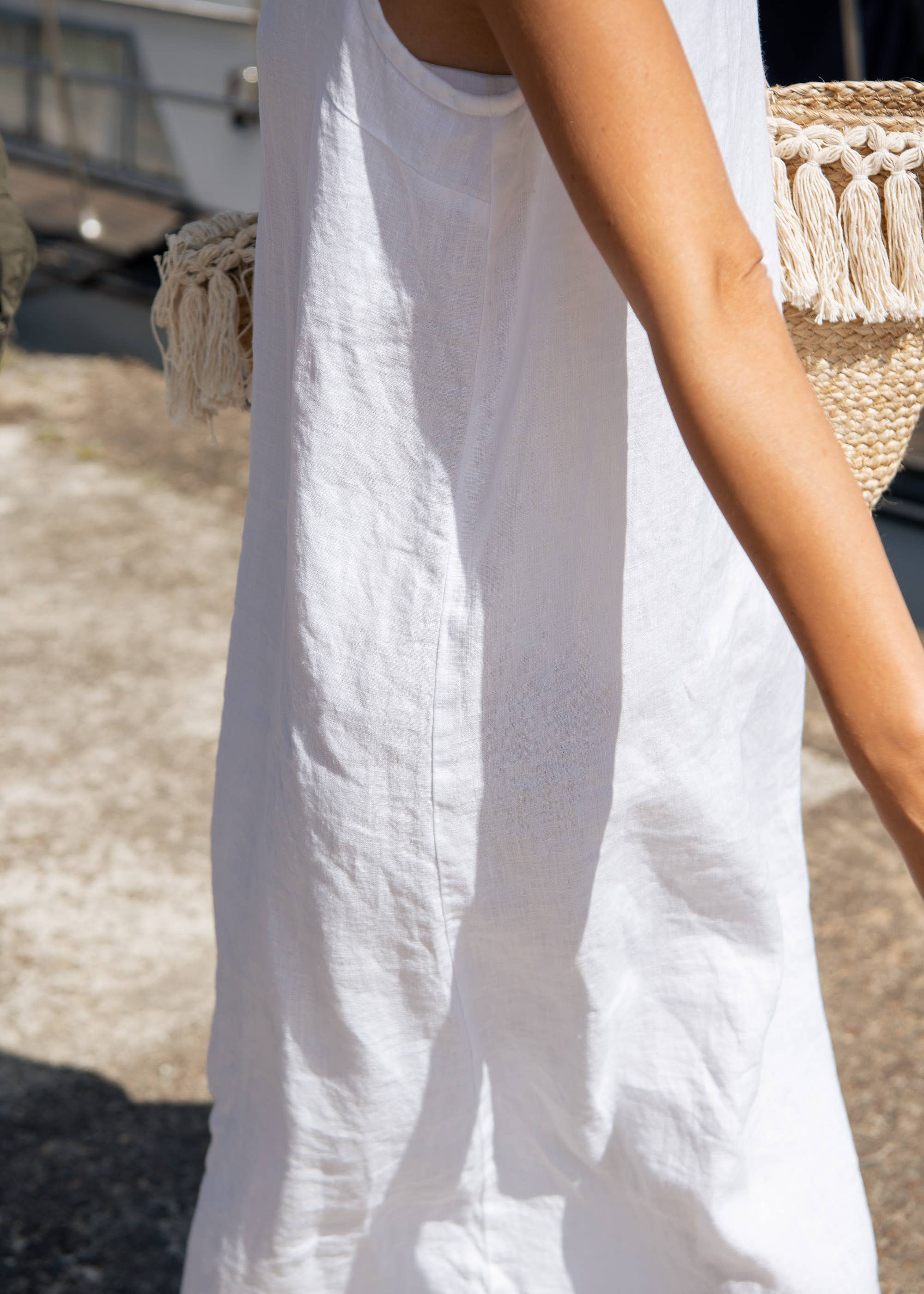 Sauths - Wholesale Dress - Women's - Nida - Linen Dress in Various Colors3