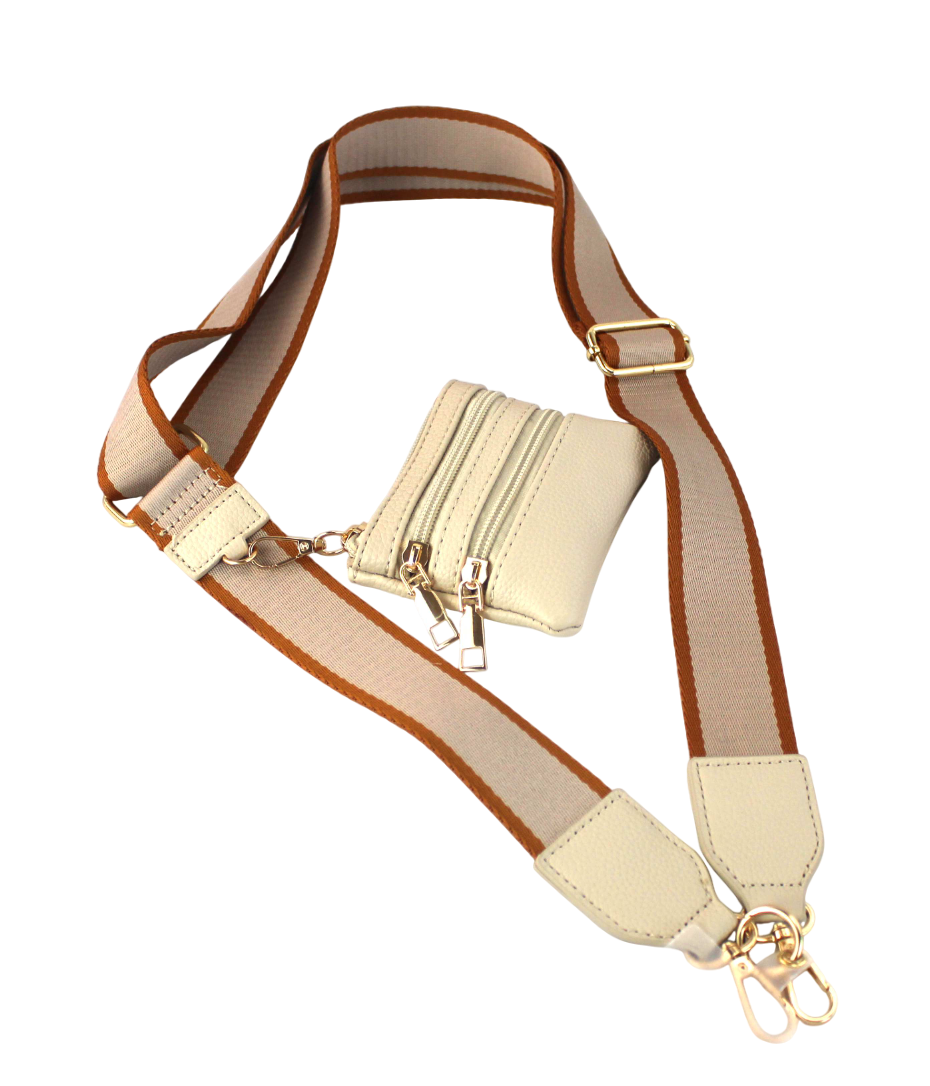 AR New York - Wholesale Crossbody Bag - Women's - C001 - Stripe Clip & Go Crossbody Strap with Pouch0