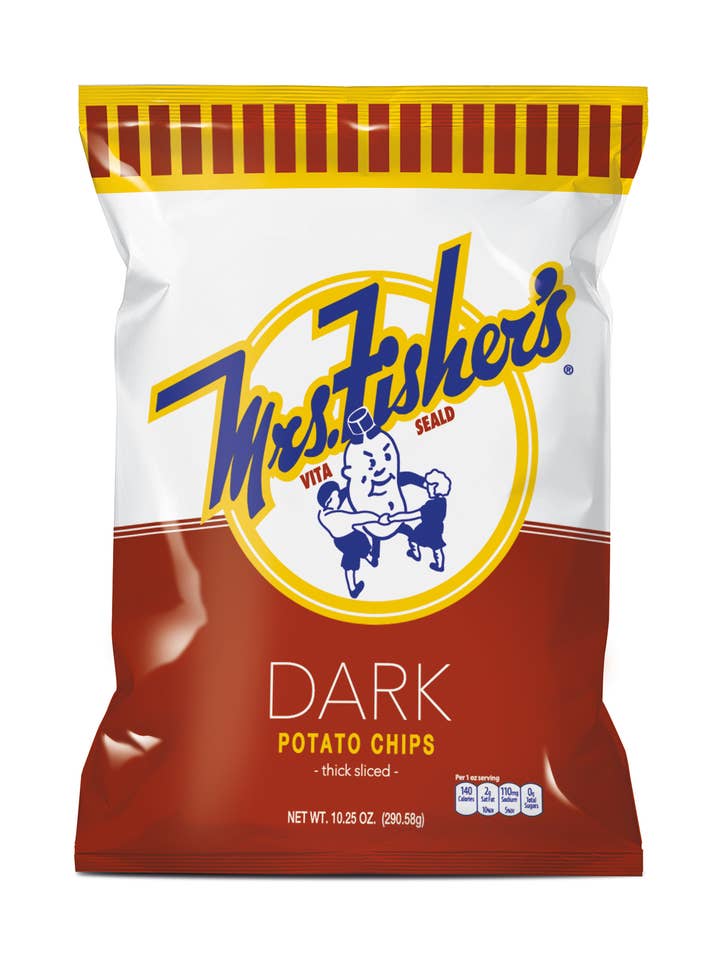 Chipites de pommes de terre foncées de Mme Fisher's - Grand pour la vente par Mrs. Fisher's Potato Chips