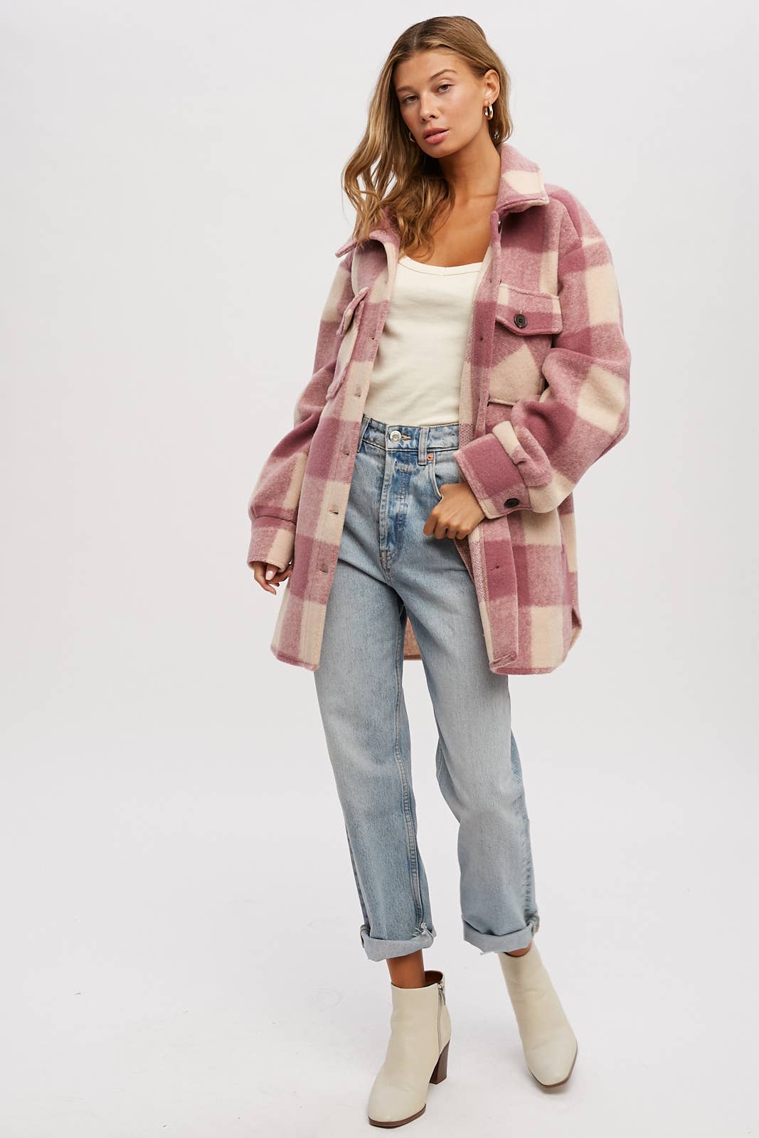 Bluivy – wholesale Rock - Dam – BORSTAD RUTIG ÖVERDIMENSIONERAD KAPPA30