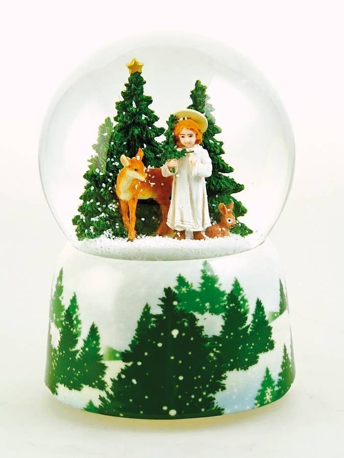 Snow Globe With the Christkind for wholesale by Musicbox Kingdom