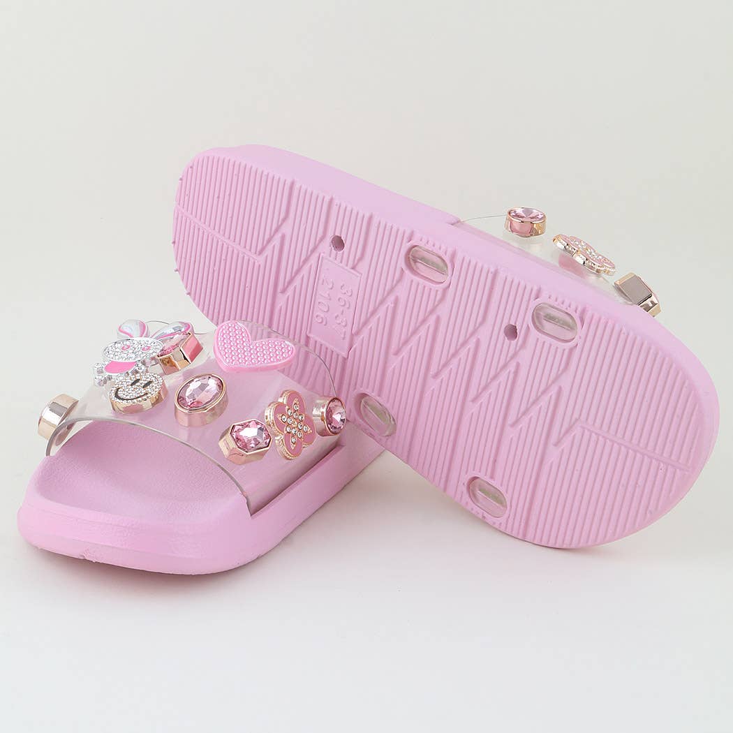 PK KIDS Cute Jeweled Charm Slippers for wholesale on Faire4