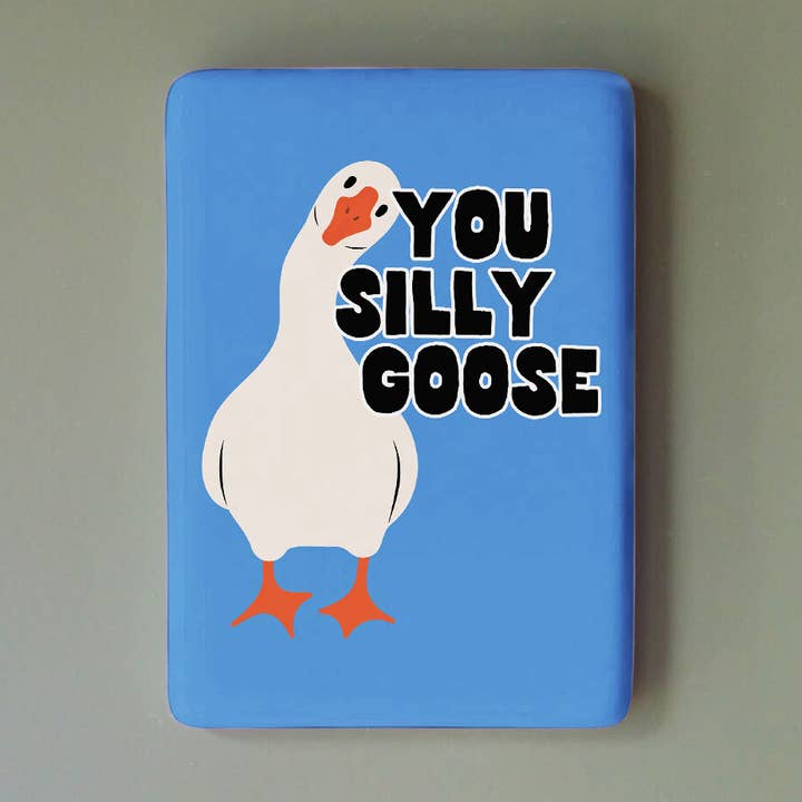 Oie Bête | Aimant en Céramique pour la vente par Wisdom and Wonder Designs