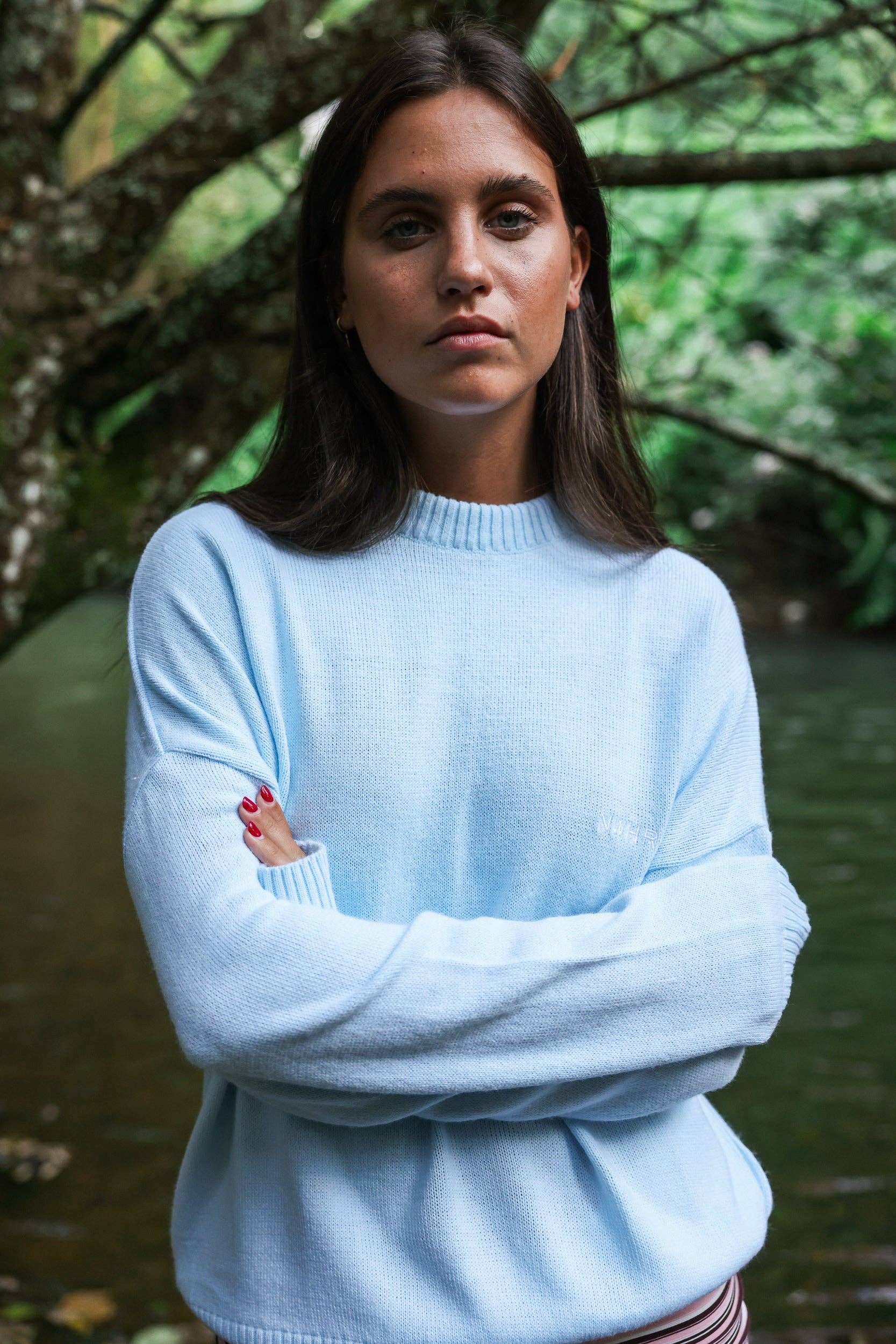 NWHR - Wholesale Sweatshirt - Men's - Baby Blue Brushed Jersey1