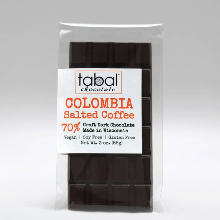 CAFÉ SALGADO COLOMBIANO 70% por atacado de Tabal Chocolate