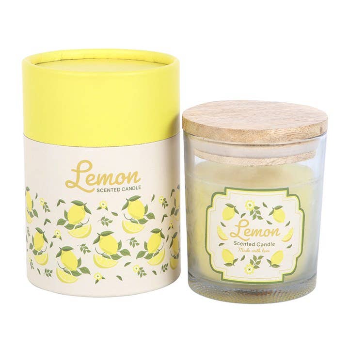 Something Different Wholesale - Wholesale Jar/Filled Candle - Lemon Scented Candle1