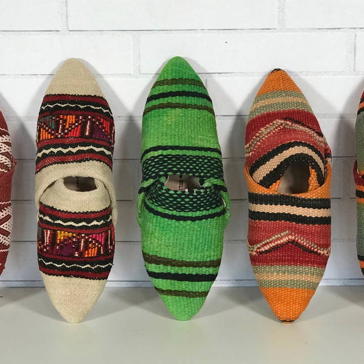 Verve Culture - Vendita all'ingrosso Pantofole - Donna - Pantofole marocchine Kilim