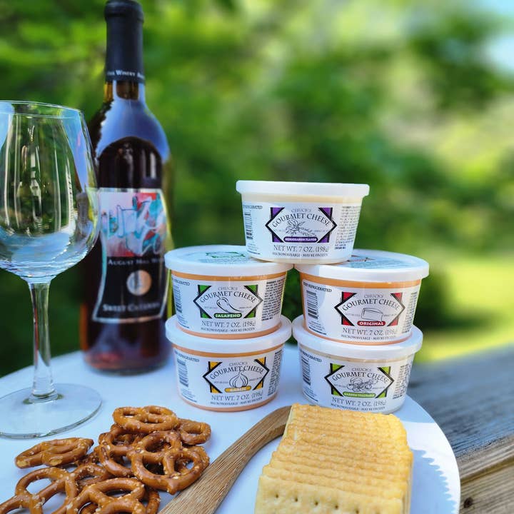 Chuck's Gourmet Cheese - Wholesale Cheese - Chuck's Gourmet Cheese Spread-Garlic & Jalapeno Mixed Case6