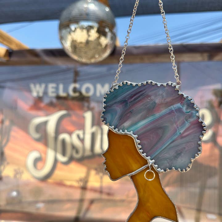 Visages Américains, Vitrail pour la vente par Inspiration By CDA