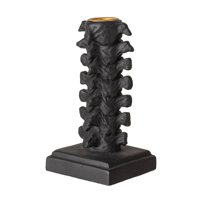 Pacific Trading - Wholesale Candle Holder - Skull Gothic Vertebrae Candleholder1