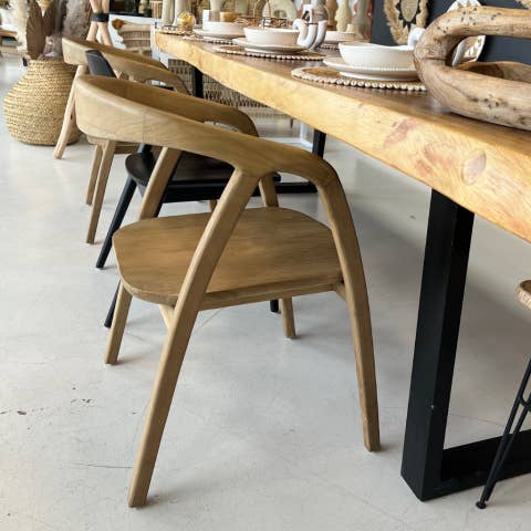 HYDILE - Wholesale Chair - ANTA - Natural wooden chair