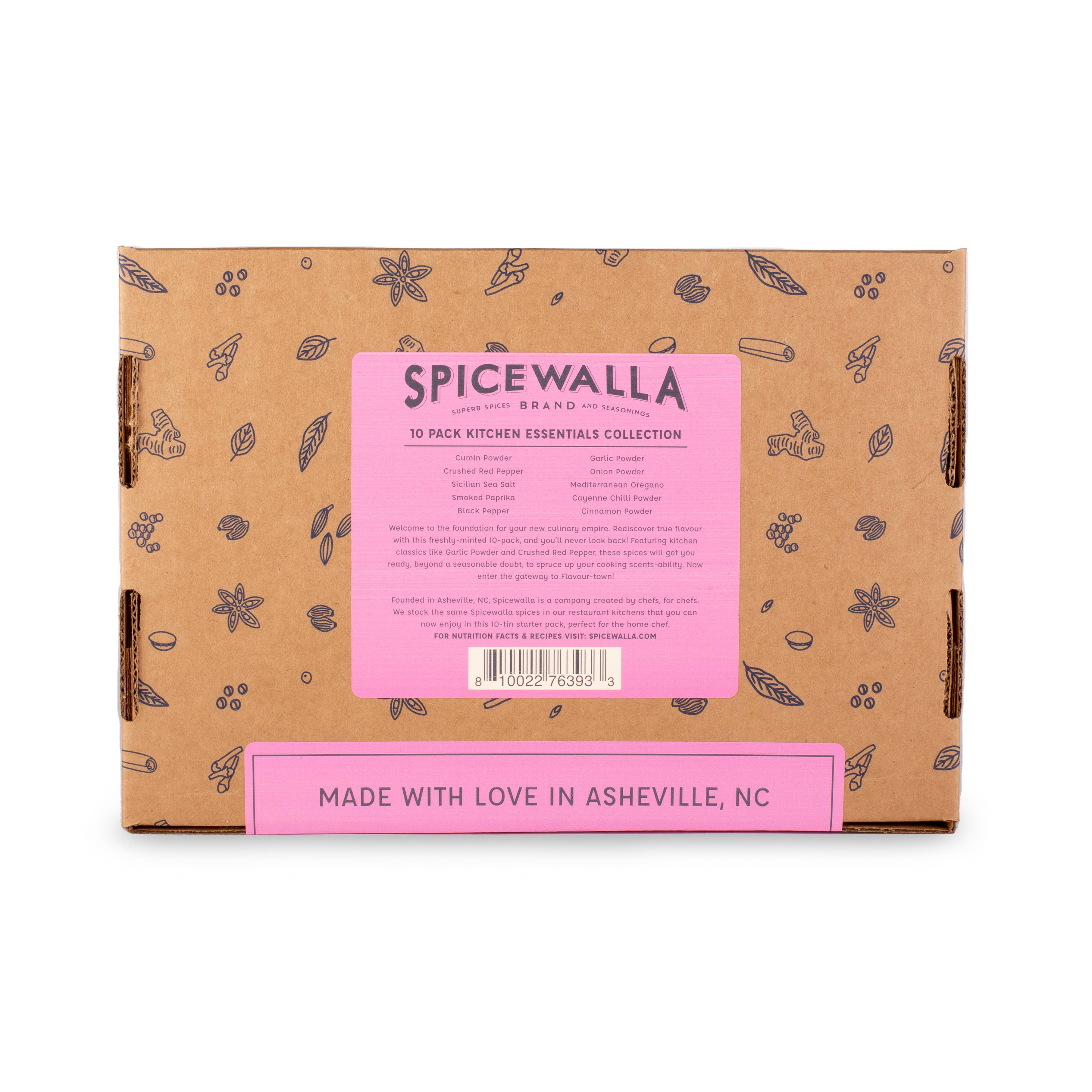Spicewalla - Wholesale Dried Spice Mix - NEW! Kitchen Essentials Pantry Refresh 10 Pack Gift Set1