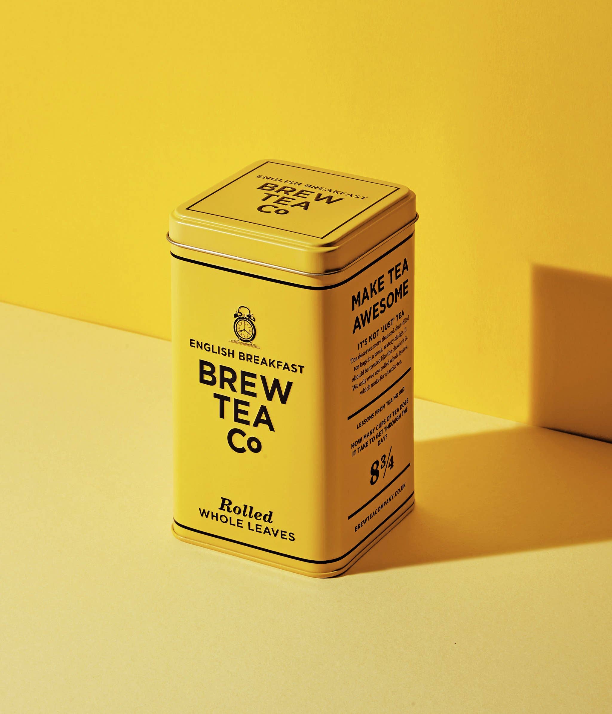 Brew La La Organic Green Tea - Natural Ginger Lemon Flavor - 50 Tea Bag Tin  - Low Caffeine Tea - USDA Certified Organic