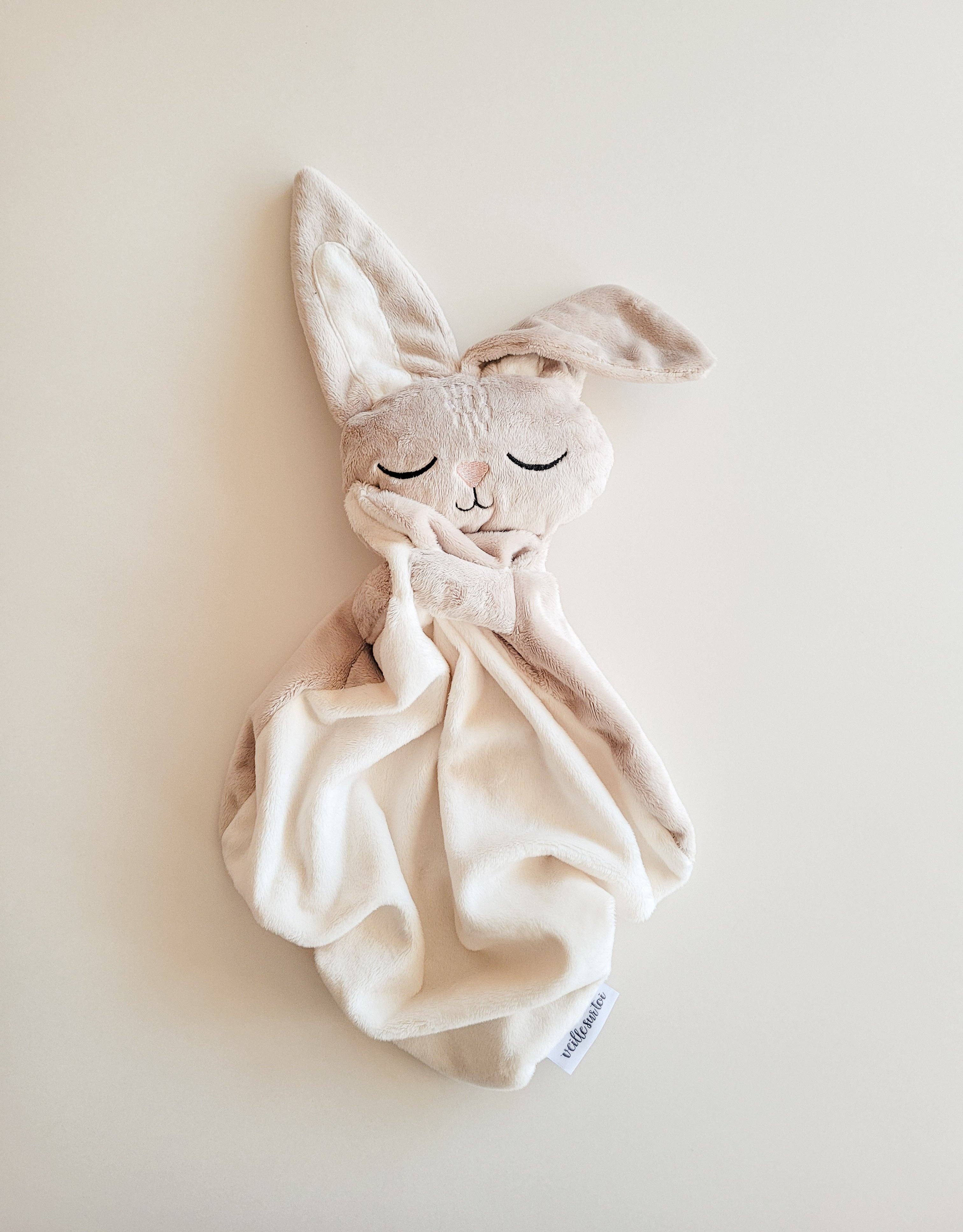 Shine on me Distribution - Wholesale Security/Cuddle Blanket - Baby - Security Blanket - Oat Bunny - Marcel1